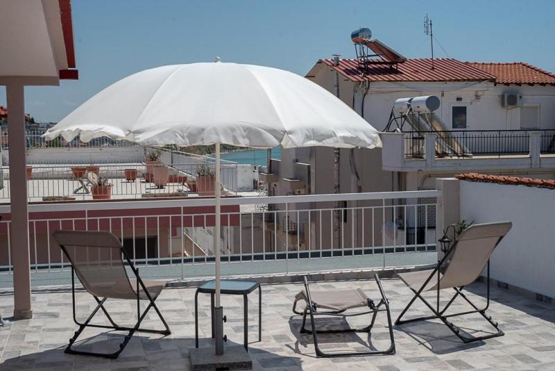 Grcka Reni Greece Beach Penthaus 3 Nea Kallikrateia Eksteriør billede